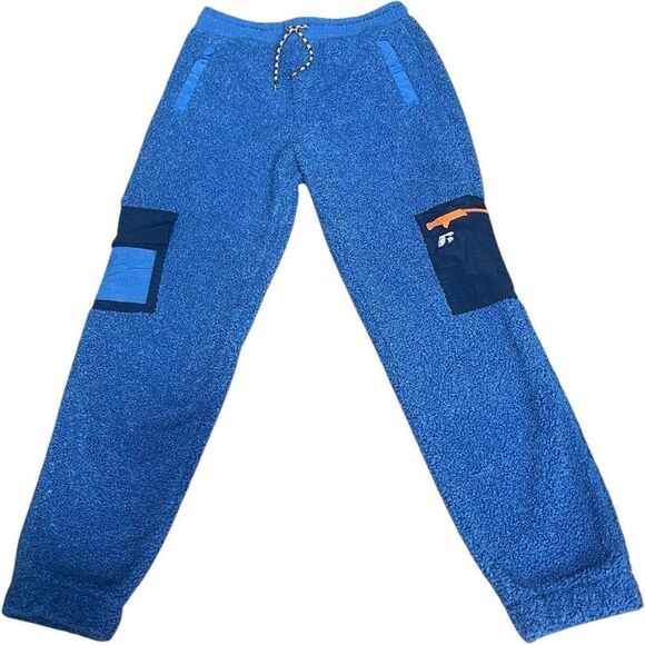 Russell Athletic Blue Sherpa Jogger Pants - Picture 2 of 13